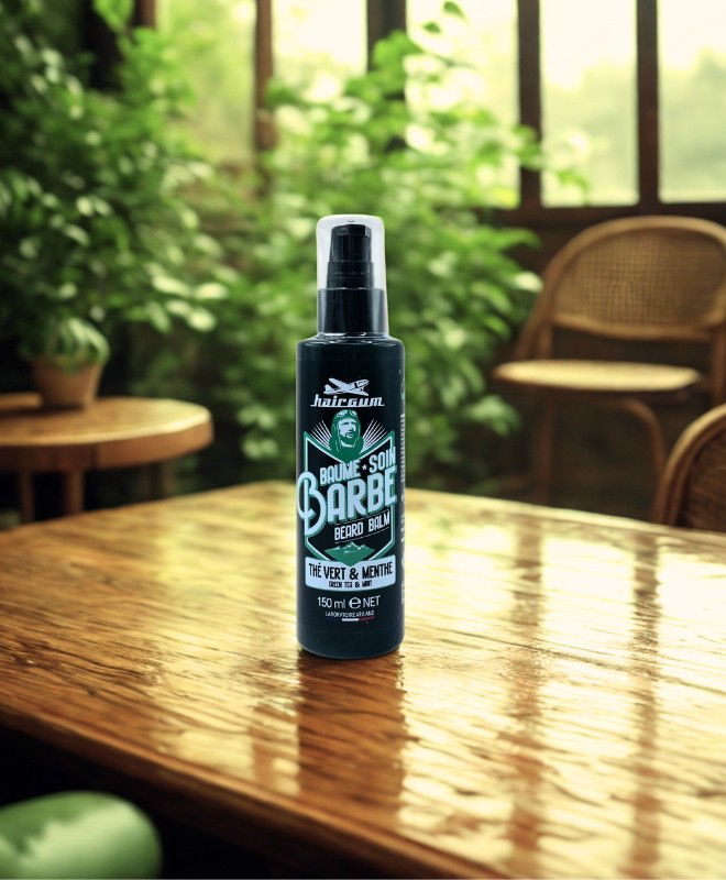 Hairgum beard balm green tea & mint 150ml, , medium-null