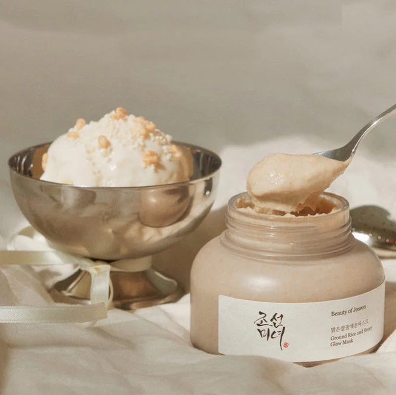 Ground rice and honey glow mask-null
