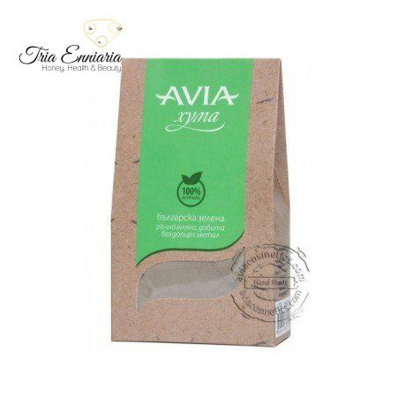 Natural green clay, powder, 250 g, avia, , medium image number null