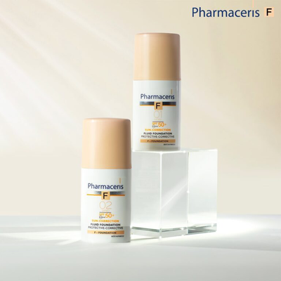 Pharmaceris mild fluid foundation, SPF50 intense coverage – 01 ivory 1+1free, , medium