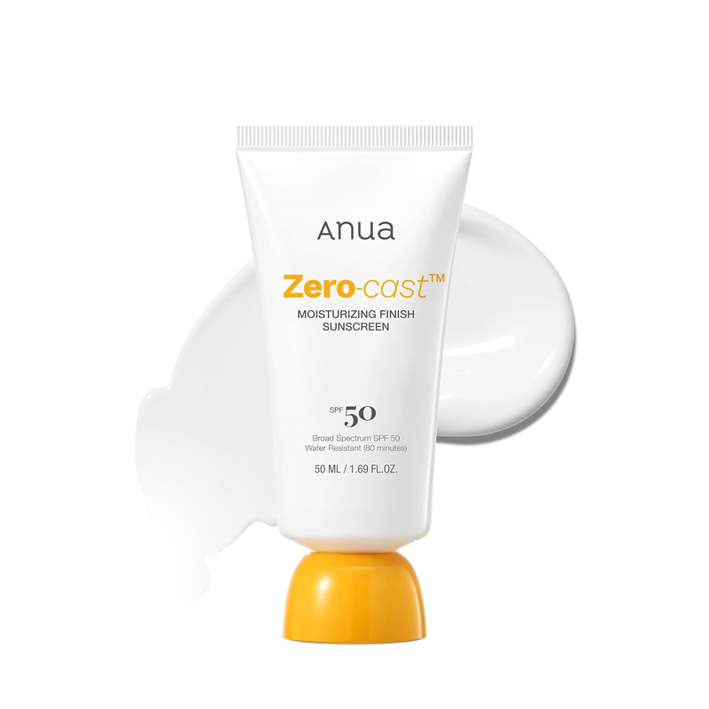 Anua zero-cast moisturizing finish sunscreen SPF 50 pa++++ &ndash; 50 ml-null