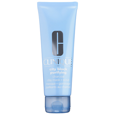 Clinique city block detox charcoal clay 100ml mask, , medium