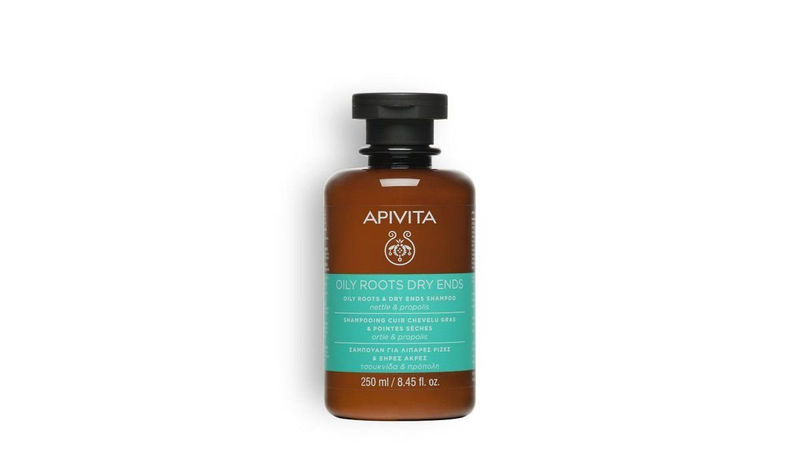 Apivita oily roots & dry ends nettle & propolis, shampoo, 250ml-null