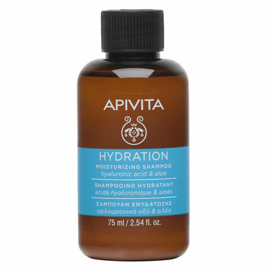 Apivita hydration moisturizing shampoo x 75ml - travel size