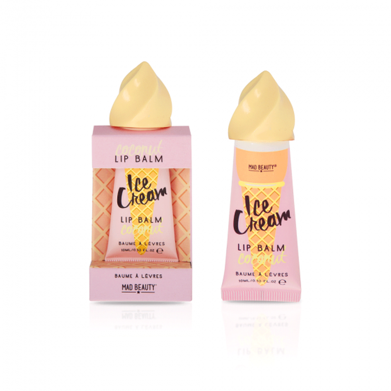 Mad beauty ice cream lip balm coconut 10ml image number null