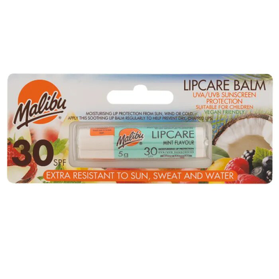 Malibu lip balm SPF30 mint 5g, , medium