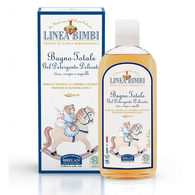 Linea bimbi total shampoo bath, shower gel, 250ml