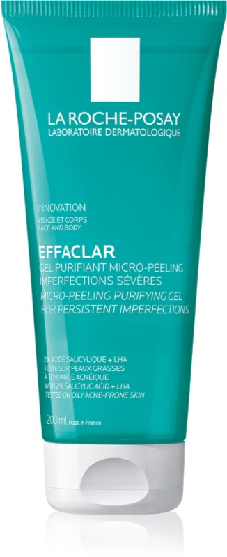 La roche posay effaclar gel micro-peeling / 200 ml, , medium-null