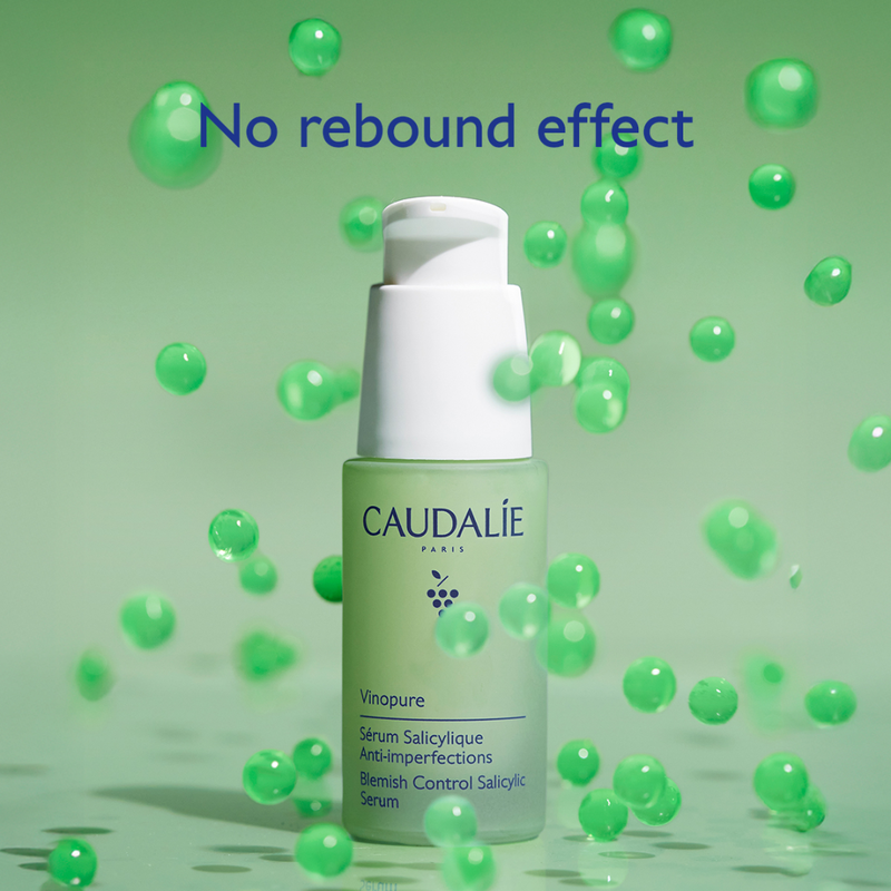 Caudalie promo vinopure blemish control salicylic serum, 30ml & gift vinopure purifying gel cleanser, 150ml, 1set, , medium-null