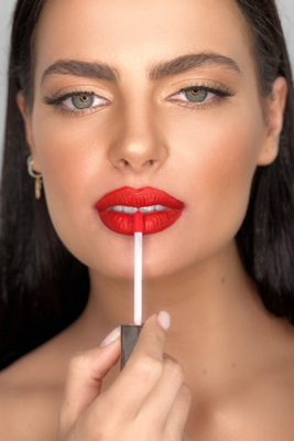 The ponytails red rose matte super stay no.1, , medium