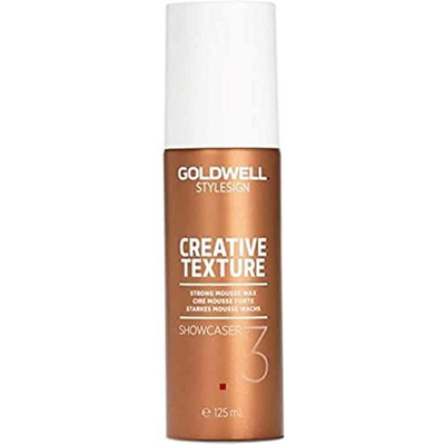 Goldwell stylesign creative texture showcaser 3 strong mousse wax 125ml, , medium
