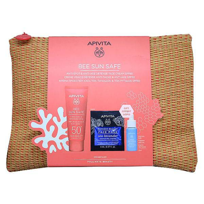 Apivita promo Sun face cream sensitive SPF50 50ml, , medium