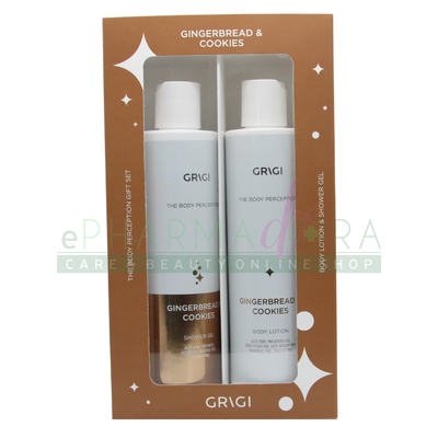 Grigi gingerbread & cookies shower gel 250ml + body lotion 250ml gift set, , medium