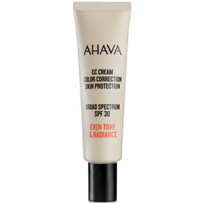 Ahava cc cream color correction skin protection broad spectrum SPF30 30ml, , medium