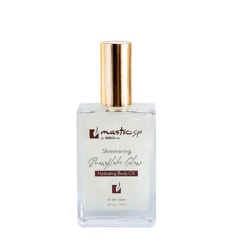 Snowflake glow shimmering dry oil, , medium-null