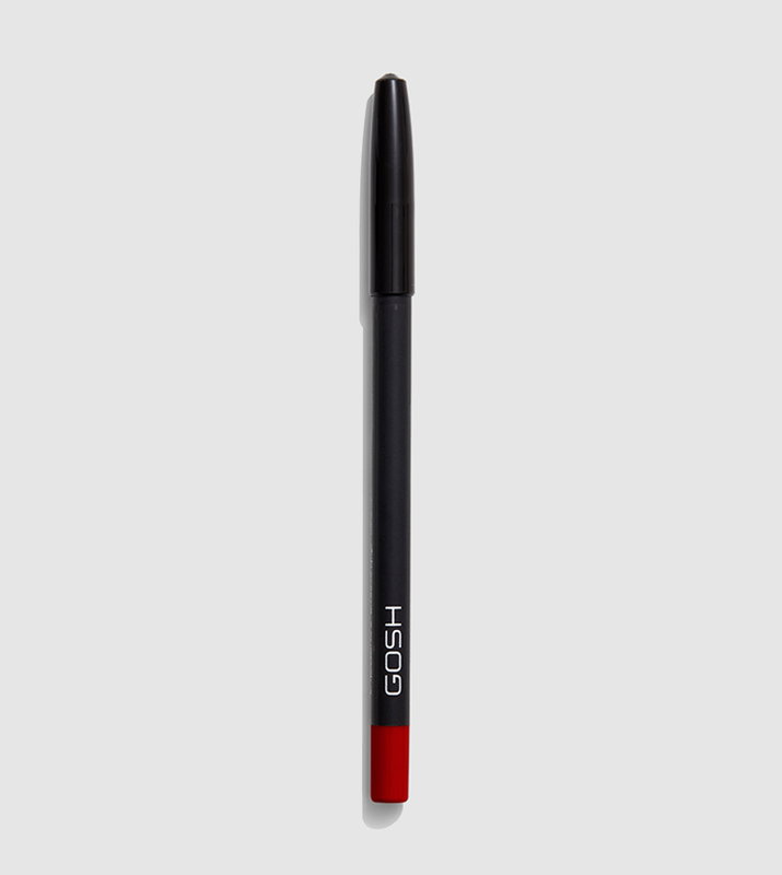 Gosh velvet touch lipliner waterproof 016 the red, , medium-null