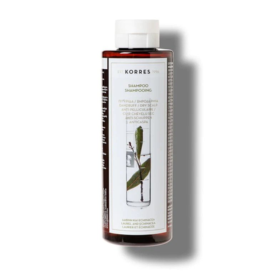 Korres shampoo against dandruff & dry scalp with laurel & echinacea 250ml, , medium