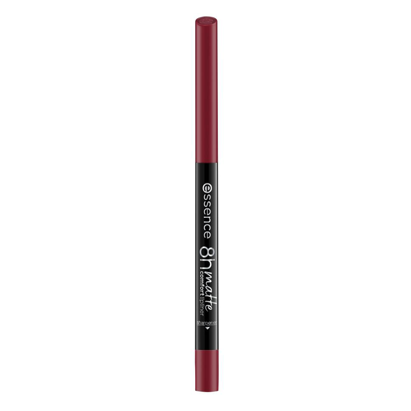 Essence - 8h matte comfort lipliner 08 dark berry image number null