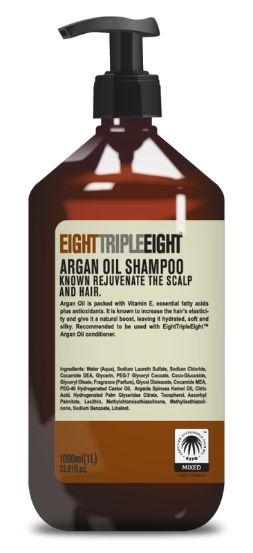 Eighttripleeight argan oil shampoo 1l, , medium image number null