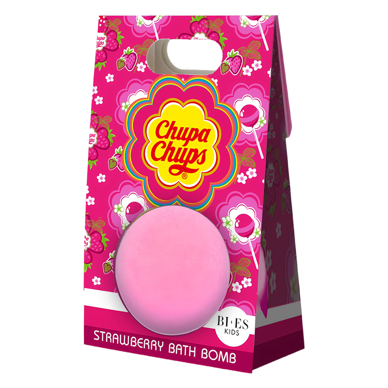 Chupa chups strawberry bath bomb 165g, , medium-null