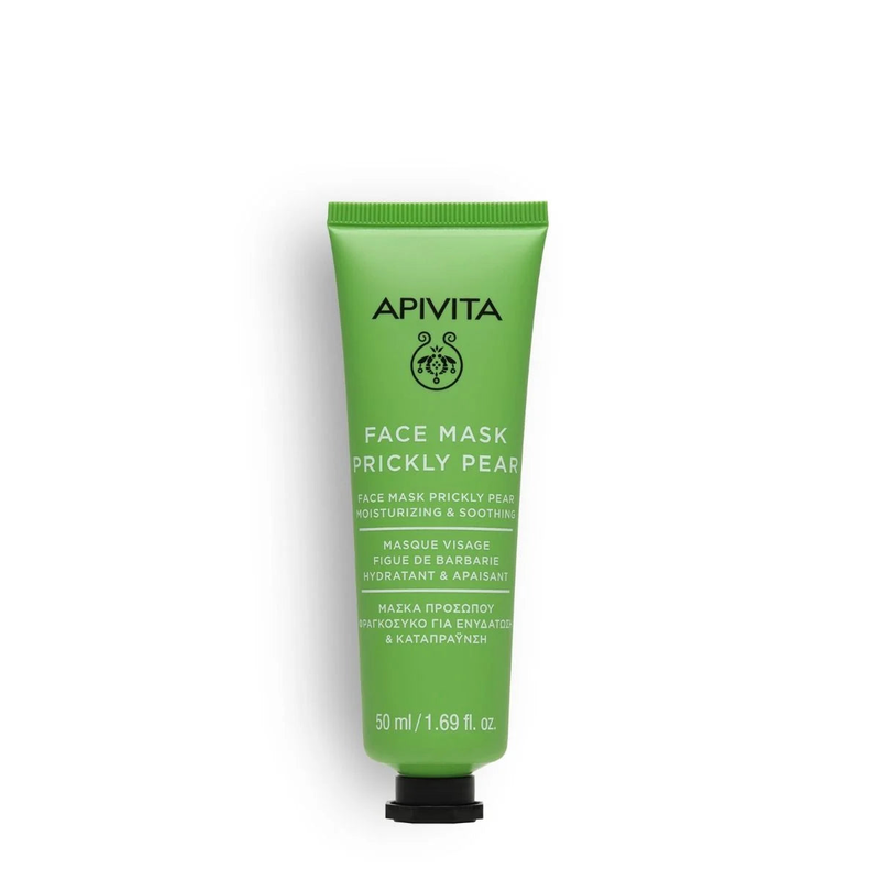 Apivita face mask prickly pear- moisturizing & soothing 50ml, , medium-null