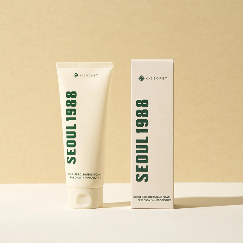 Ksecret seoul 1988 cleansing foam: pine cica 1% + probiotics - 150ml-null