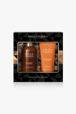 Black pepper&ginseng mens bathing duo set