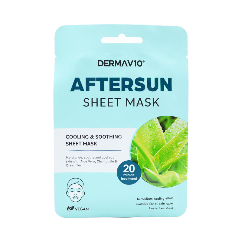 Derma v10 aftersun sheet mask, , medium image number null