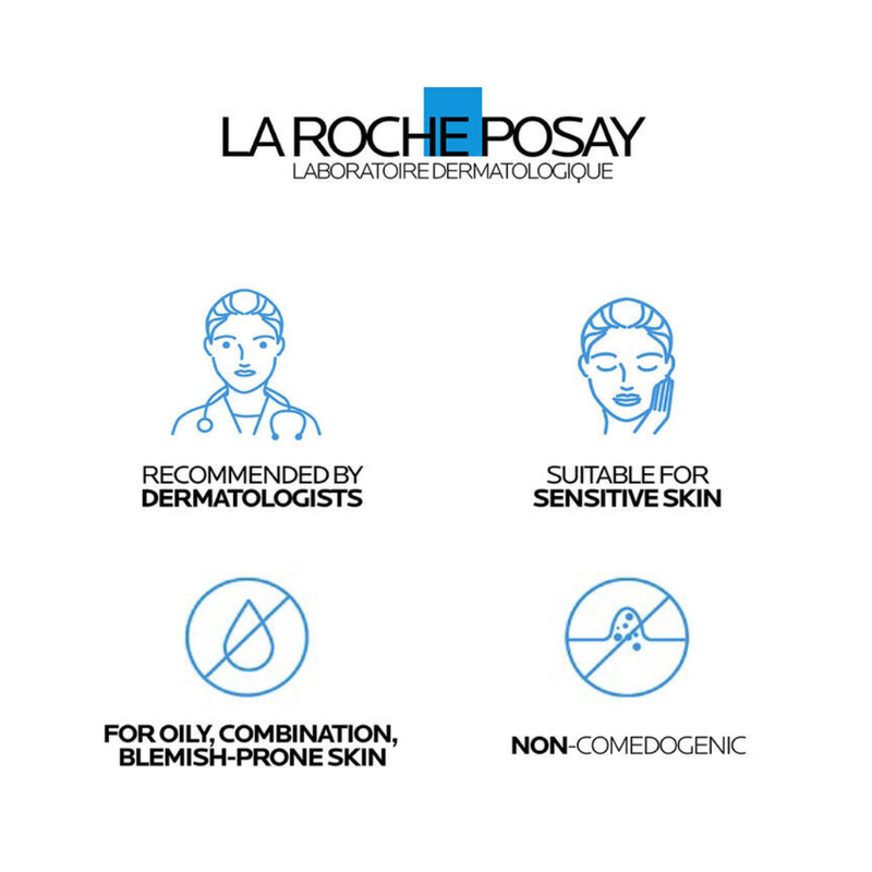 La roche-posay effaclar purifying foaming gel for oily sensitive skin, 33% bonus pack 400ml-null