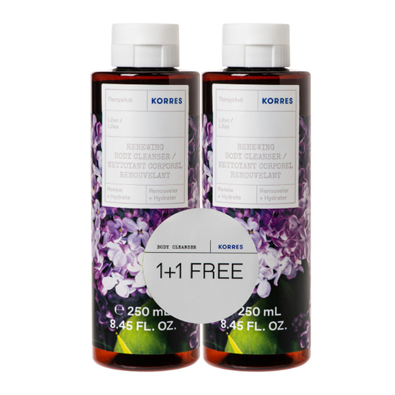 Korres set &alpha;&phi;&rho;ό&lambda;&omicron;&upsilon;&tau;&rho;&omicron; &pi;&alpha;&sigma;&chi;&alpha;&lambda;&iota;ά 250ml 1+1 &delta;ώ&rho;&omicron;-null