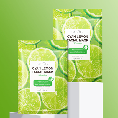 Μάσκα προσώπου cyan lemon – ανανέωση