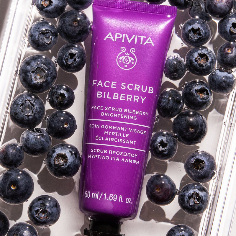 Apivita face scrub bilberry 50ml-null