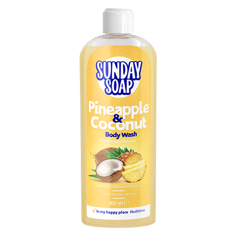 Pineapple & coconut body wash (essentials collection)-null