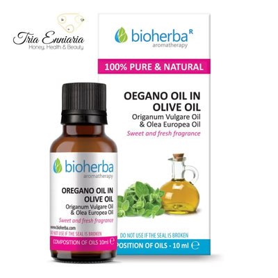 Oregano in olive oil, essential oil, 10 ml, bioherba, , medium