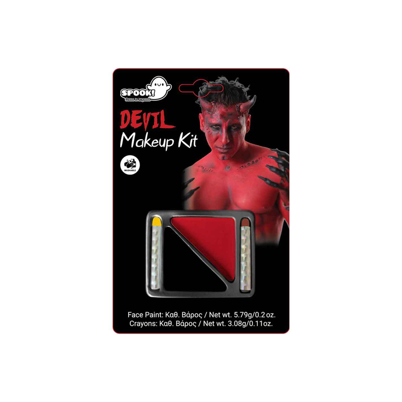 Make up kit red, black & pencils, , medium-null