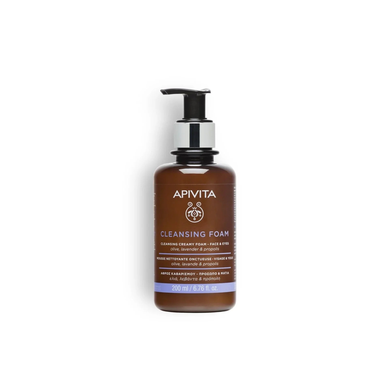 Apivita cleansing foam for face & eyes-null