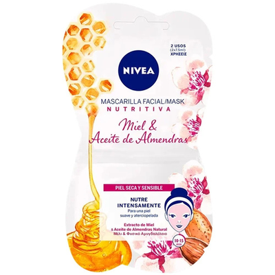 Nivea nutritiva honey mask 2x7.5ml, , medium