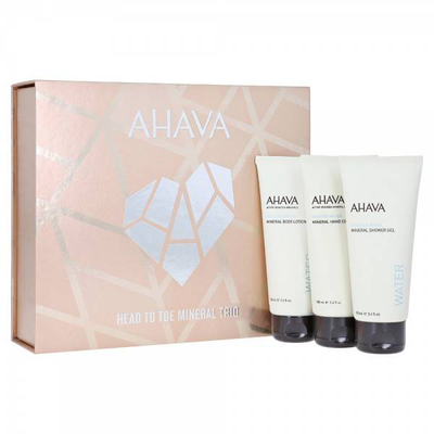Ahava kit head to toe mineral trio kit, , medium