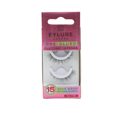Eylure pre-glued fluttery intense lashes 1 pair no.175, , medium