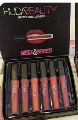 Huda beauty liquid matte lipsticks (set)