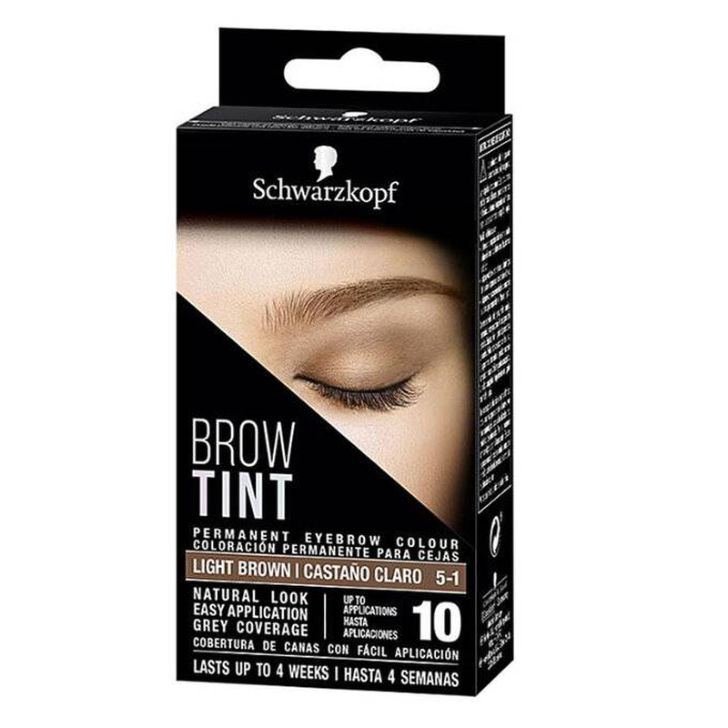 Schwarzkopf brow tint light brown 10 applications image number null