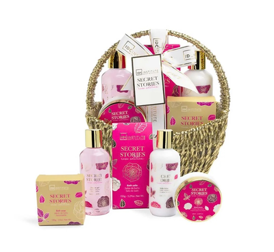 Secret stories rose basket set, , medium