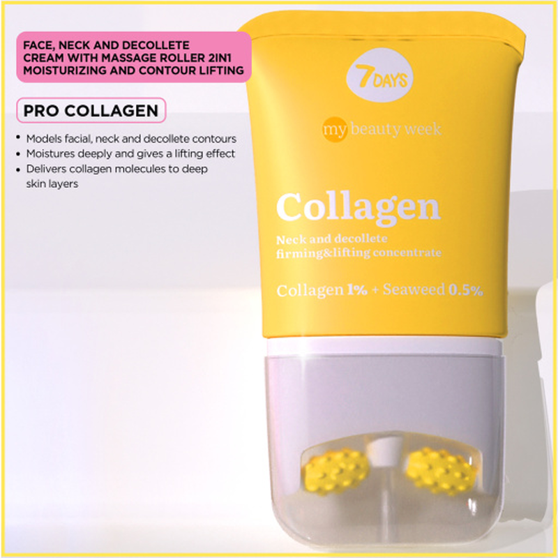 Product image: Neck and décolleté cream firming and lifting collagen & 3d massager-null