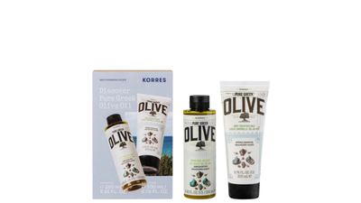 Korres discover pure greek olive oil care set, , medium