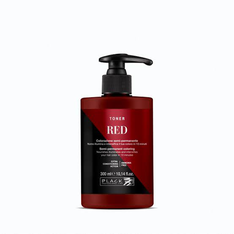 Black professional toner red 300ml-null