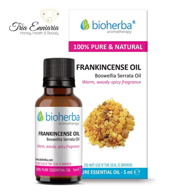Frankincense (boswellia), pure essential oil 5 ml, bioherba