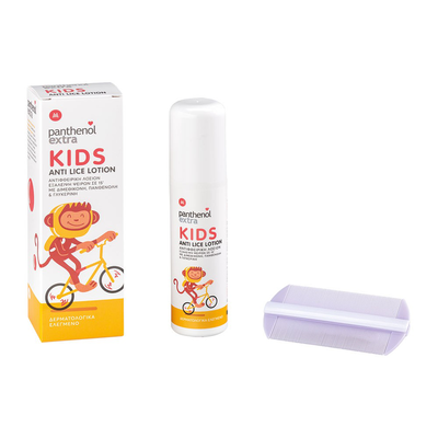 Panthenol extra kids anti lice lotion+ comb 125ml, , medium