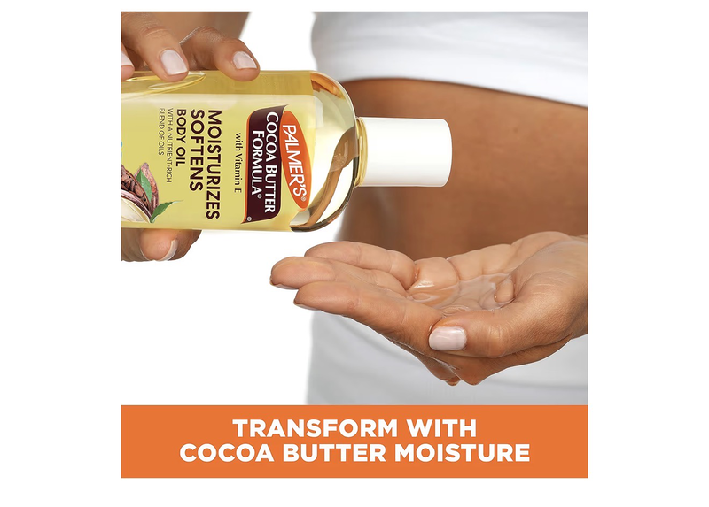 Palmer's cocoa butter moisturizing body oil with vitamin e, radiant looking glow and skin hydration, instant absorption, bath, body and shower-null