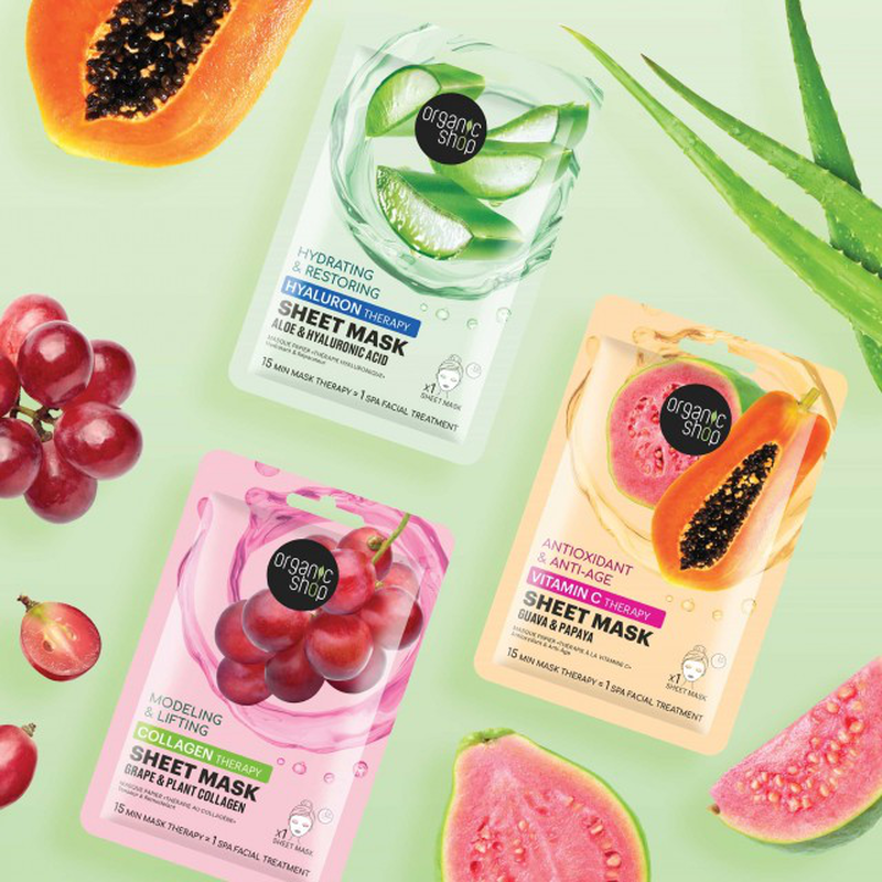 Product image: Organic shop hyaluron therapy sheet mask, , medium-null