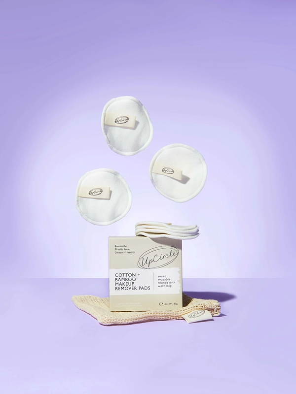 Upcircle beauty cotton and bamboo makeup pads - 7pcs, , medium-null